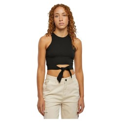 тениска,дамски,топове,urban,classics,knot,sleeveless,t,shirt,black,(beige)