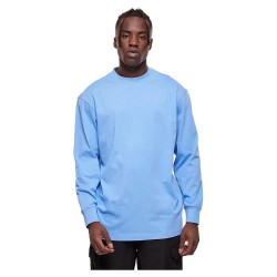 Тениска Urban classics long sleeve T-shirt - Blue (Horizon Blue) тениска,мъжки,тениски,urban,classics,long,sleeve,t,shirt,blue,(horizon,blue)