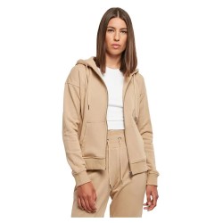 блуза,дамски,блузи,urban,classics,organic,terry,full,zip,sweatshirt,union,beige,(beige)