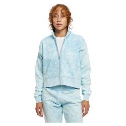 блуза,дамски,блузи,urban,classics,oversized,towel,washed,full,zip,sweatshirt,blue