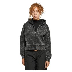 блуза,дамски,блузи,urban,classics,oversized,towel,washed,full,zip,sweatshirt,black,(black)