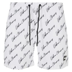 бански,гащета,мъжки,бански,костюми,urban,classics,pattern,swimming,shorts,white,(white,script)