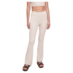 клин,дамски,клинове,дамски,чорапогащи,и,клинове,urban,classics,recycled,flared,leggings,high,waist,beige