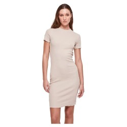 рокля,дамски,поли,и,рокли,urban,classics,short,sleeve,short,dress,beige,(soft,seagrass)