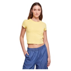 тениска,дамски,тениски,urban,classics,stretch,short,sleeve,t,shirt,vintage,sun,(yellow)