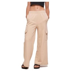 панталони,дамски,панталони,urban,classics,terry,high,waist,cargo,pants,union,beige,(beige)