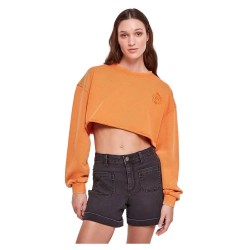 блуза,дамски,блузи,urban,classics,terry,sweatshirt,vintage,orange,(orange)