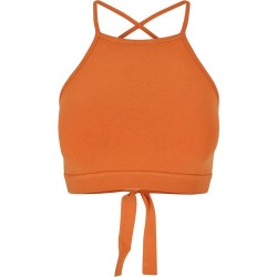потник,дамски,топове,urban,classics,triangle,sleeveless,top,vintage,orange,(orange)