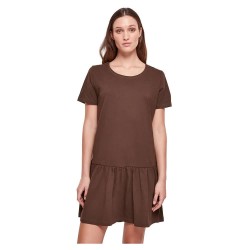 рокля,дамски,поли,и,рокли,urban,classics,valance,short,sleeve,short,dress,brown,(brown)
