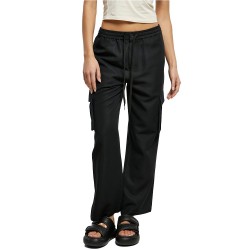 панталони,дамски,панталони,urban,classics,vicose,straight,leg,cargo,pants,black