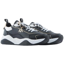 маратонки,дамски,маратонки,armani,exchange,xdx104,xv580,trainers,black,optical,white,gold,(black)