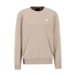 блуза,мъжки,пуловери,alpha,industries,basic,small,logo,sweatshirt,vintage,sand,(beige)