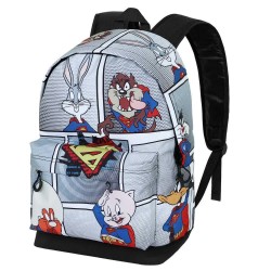 раница,раници,karactermania,fan,hs,2.0,looney,tunes,super,tunes,backpack,grey