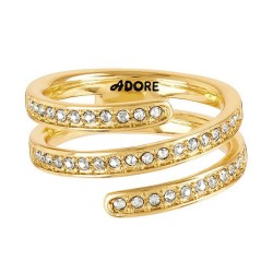 бижутерия,adore,5489624,ring,golden,(pink)
