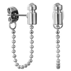 бижутерия,dkny,5520087,earrings,silver,(grey)