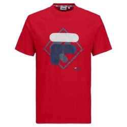 тениска,мъжки,тениски,fila,fam0447,short,sleeve,t,shirt,red