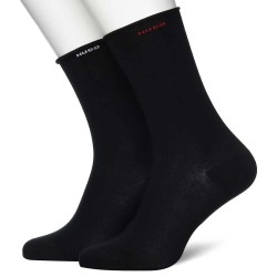 чорапи,дамски,чорапи,hugo,rs,uni,cc,w,10249502,socks,2,pairs,black,(black)