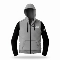 Блуза Kimi Ice One All full zip sweatshirt - Grey (Black / Grey) блуза,мъжки,пуловери,kimi,ice,one,all,full,zip,sweatshirt,grey,(black,grey)
