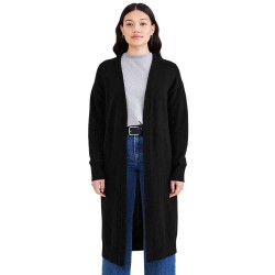 жилетка,дамски,пуловери,дамски,плетени,дрехи,dockers,long,cardigan,black