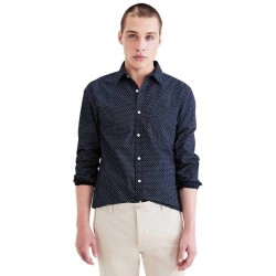 риза,с,дълъг,ръкав,мъжки,ризи,dockers,slim,icon,long,sleeve,shirt,blue