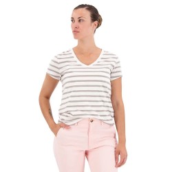 тениска,дамски,тениски,dockers,a1759,short,sleeve,v,neck,t,shirt,beige,(montara,forest,fog)