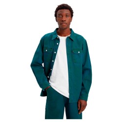 риза,с,дълъг,ръкав,мъжки,ризи,levi´s,classic,worker,long,sleeve,shirt,green