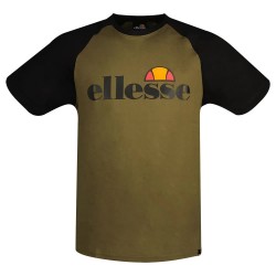 тениска,мъжки,тениски,ellesse,corp,short,sleeve,t,shirt,khaki,black,(green)