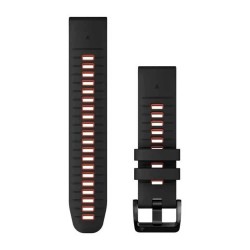 други,аксесоари,garmin,quickfit®,22,mm,silicone,strap,black,flame,red,(black,grey)