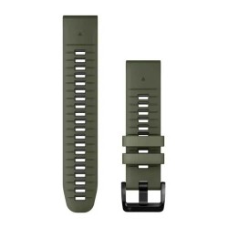 други,аксесоари,garmin,quickfit®,22,mm,silicone,strap,moss,graphite,(green,silver)