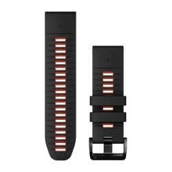 други,аксесоари,garmin,quickfit®,26,mm,silicone,strap,black,grey,(black,flame,red)