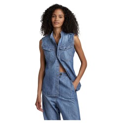 потник,дамски,блузи,дамски,ризи,g,star,d23320,d307,sleeveless,shirt,blue