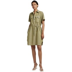 рокля,дамски,поли,и,рокли,g,star,millery,pockets,short,sleeve,short,dress,green