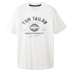 тениска,мъжки,тениски,tom,tailor,1037735,logo,short,sleeve,t,shirt,white