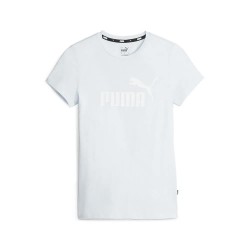 тениска,дамски,тениски,puma,ess,logo,short,sleeve,t,shirt,icy,blue,(blue)