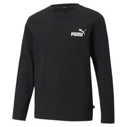 тениска,детски,тениски,puma,ess,no.,1,logo,long,sleeve,t,shirt,black,(black)