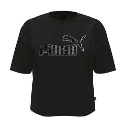 тениска,дамски,тениски,puma,ess+,marbleized,short,sleeve,t,shirt,black,(black)