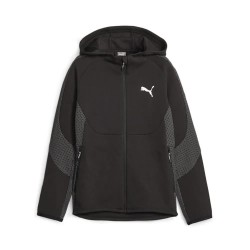 блуза,детски,блузи,puma,evostripe,full,zip,sweatshirt,black