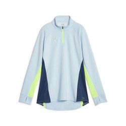 блуза,дамски,блузи,puma,individual,blaze,training,half,zip,sweatshirt,blue