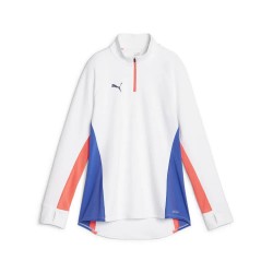 блуза,дамски,блузи,puma,individual,blaze,training,half,zip,sweatshirt,white