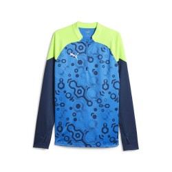 блуза,дамски,блузи,puma,individual,cup,half,zip,sweatshirt,blue,(persian,blue)