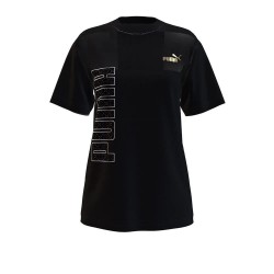 тениска,дамски,тениски,puma,power,logo,love,short,sleeve,t,shirt,black,(black)