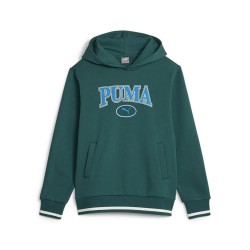 суичър,детски,блузи,puma,squad,fl,hoodie,malachite,(green)