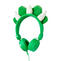 юношески,слушалки,слушалки,avenzo,junior,dinosaur,headphones,green,(green)