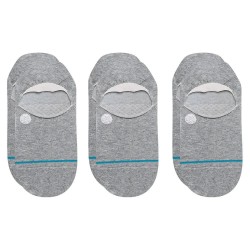 чорапи,мъжки,чорапи,дамски,чорапи,stance,icon,no,show,socks,3,pairs,grey,(heather,grey)