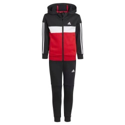 анцуг,детски,анцузи,adidas,tiberio,3,stripes,colorblock,fleece,tracksuit,betsca,white,black,(red,black)