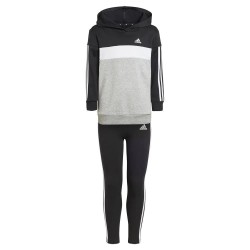 анцуг,детски,анцузи,adidas,tiberio,3,stripes,colorblock,fleece,tracksuit,grey