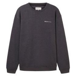 блуза,мъжки,пуловери,tom,tailor,1038875,basic,printed,sweater,grey