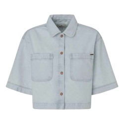 риза,с,дълъг,ръкав,дамски,блузи,дамски,ризи,pepe,jeans,elle,long,sleeve,shirt,blue