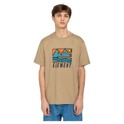 тениска,мъжки,тениски,element,trekka,short,sleeve,t,shirt,yellow,(khaki)