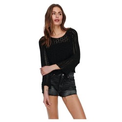 блуза,дамски,пуловери,дамски,плетени,дрехи,only,nola,life,3,4,sweater,black